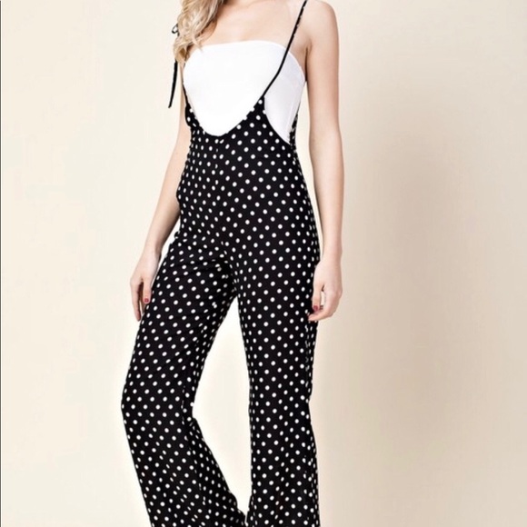 Polka Dot Jumpsuit - Picture 4 of 4